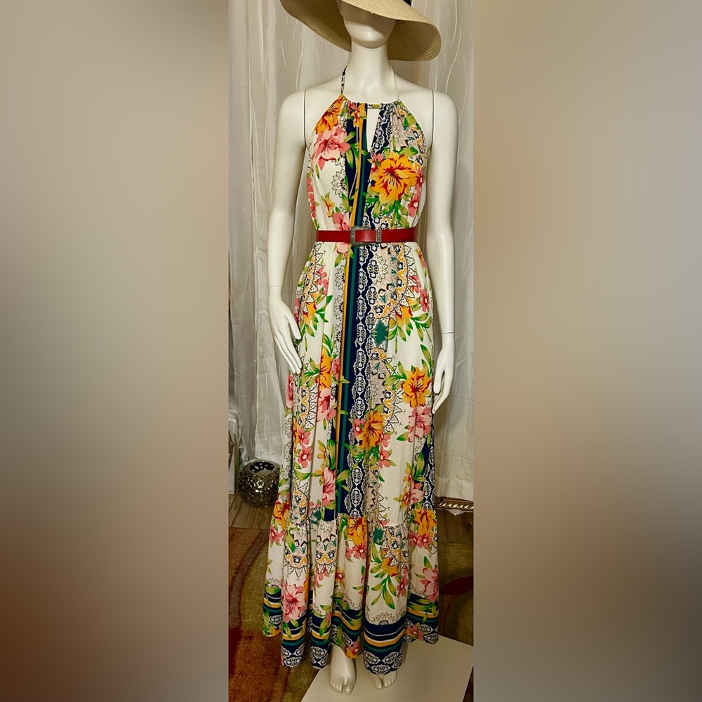 Flying Tomato Maxi Floral Print Dress Size L